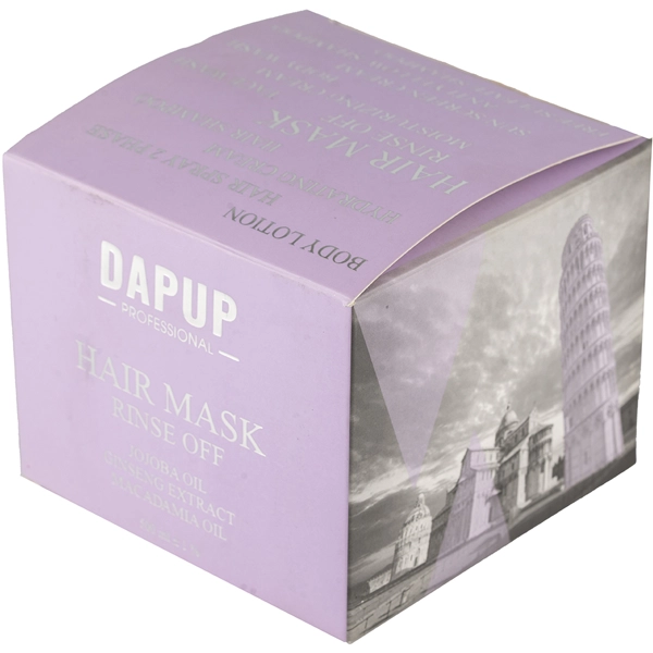 ماسک مو داخل حمام دپاپ اصل تغذیه کننده عالی مو حاوی آرگان مارولا و بلوبری 500 میل | Dapup Professional Hair Mask Rinse Off 500ml